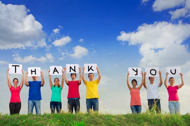 Thank you ありがとう