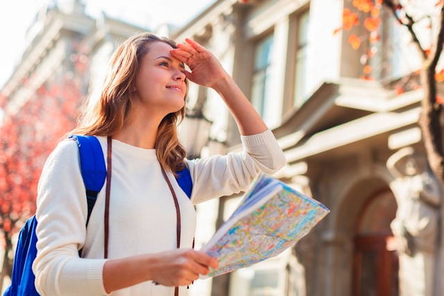 Travel, traveler, map.