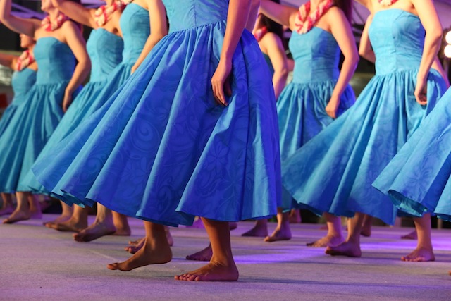 Hawaiian hula dancer
