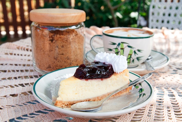 Blueberry cheesecake